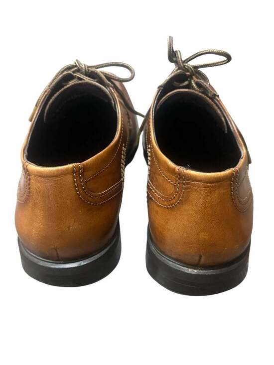 Mephisto Brown Leather Oxford Comfort Shoes Men’s Walking Work Business Casual main image 6